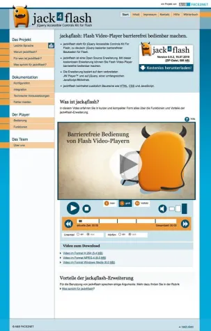 Bild: A&B FACE2NET macht Web-Videos barrierefrei bedienbar