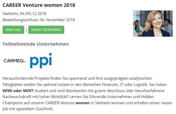 Frauen in Führungsverantwortung! Etwas kleiner. Etwas feiner. Bild: Frauen in Führungsverantwortung! Etwas kleiner. Etwas feiner.