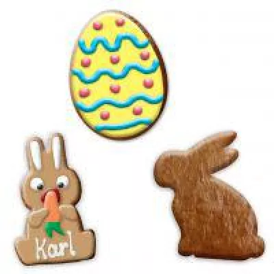 Ostergebäck zum selber Verzieren und als essbare Tischkarten Bild: Ostergebäck zum selber Verzieren und als essbare Tischkarten