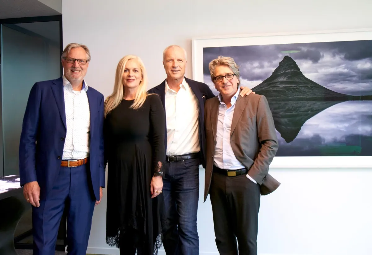 V.l.n.r.: Matthias Gipp, Anke Degenhard, Tom Jacobi und Michael van Droffelaar