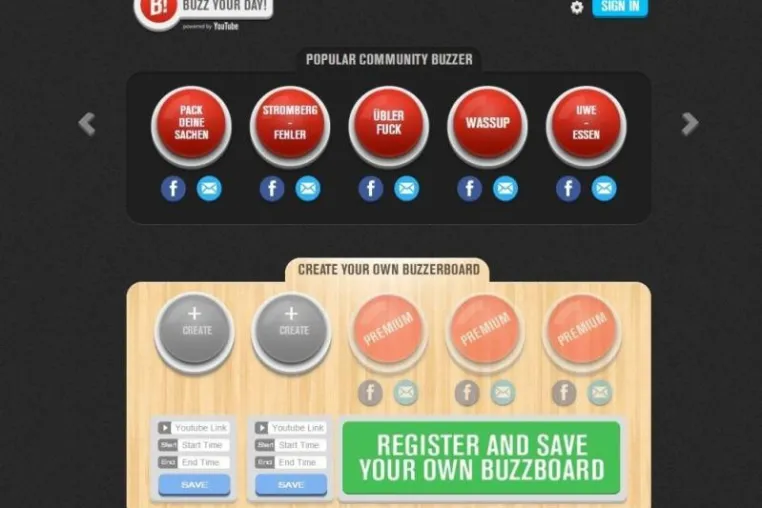 BUZZYOURDAY.COM versüßt den Arbeitsalltag und macht auf humorvolle Art aus YouTube den virtuellen „Buzzer“ 2.0 Bild: BUZZYOURDAY.COM versüßt den Arbeitsalltag und macht auf humorvolle Art aus YouTube den virtuellen „Buzzer“ 2.0