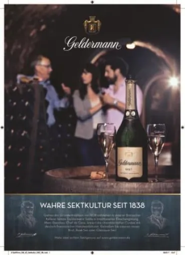 Geldermann startet reichweitenstarke Printkampagne in zahlreichen Endverbrauchertiteln Bild: Geldermann startet reichweitenstarke Printkampagne in zahlreichen Endverbrauchertiteln