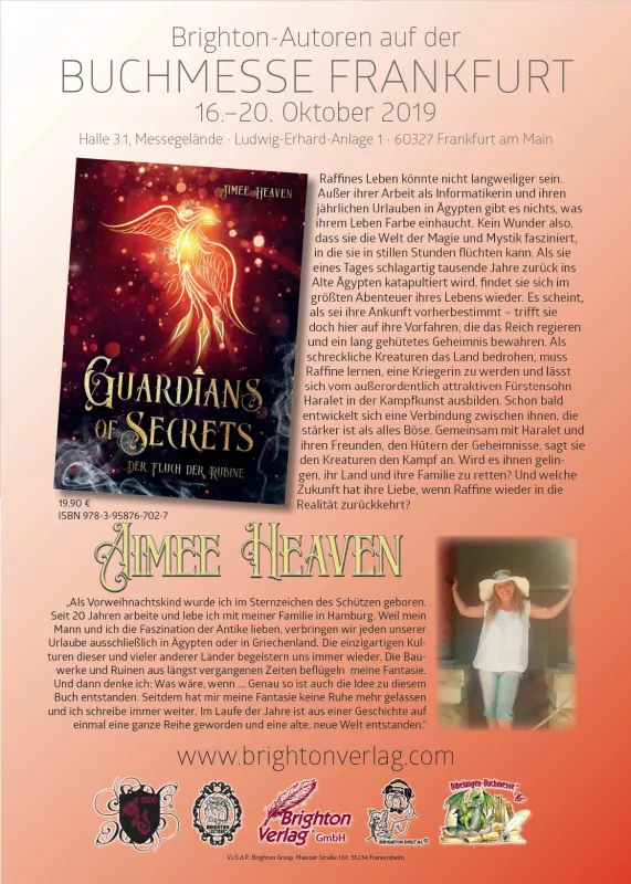 Himmlisches Fantasy-Debut ?Guardians of Secrets ? Der Fluch der Rubine? von Aimee Heaven