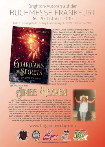 Himmlisches Fantasy-Debut „Guardians of Secrets – Der Fluch der Rubine” Bild: Himmlisches Fantasy-Debut „Guardians of Secrets – Der Fluch der Rubine”