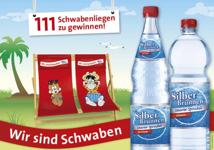 SilberBrunnen Gewinnspiel Schwabenliege: Doppelt liegt es sich besser Bild: SilberBrunnen Gewinnspiel Schwabenliege: Doppelt liegt es sich besser