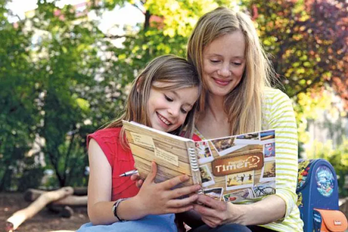 Bild: Gut organisiert im Familienalltag