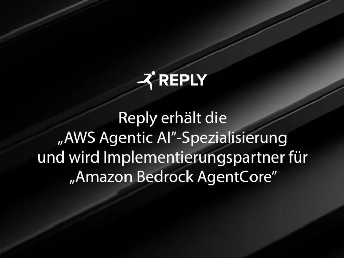 Reply erhält die "AWS Agentic AI"-Spezialisierung Bild: Reply erhält die "AWS Agentic AI"-Spezialisierung