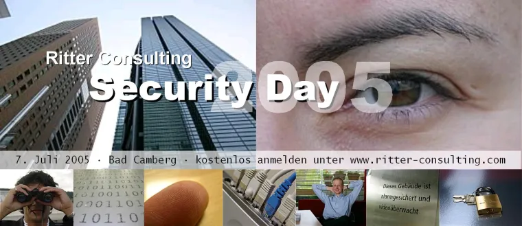 Bild: Ritter Consulting veranstaltet Security Day 2005