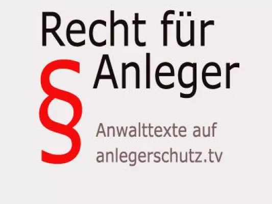 Bild: Vorsicht Immobilienfonds - Verjährung von Schadensersatzanspruch droht