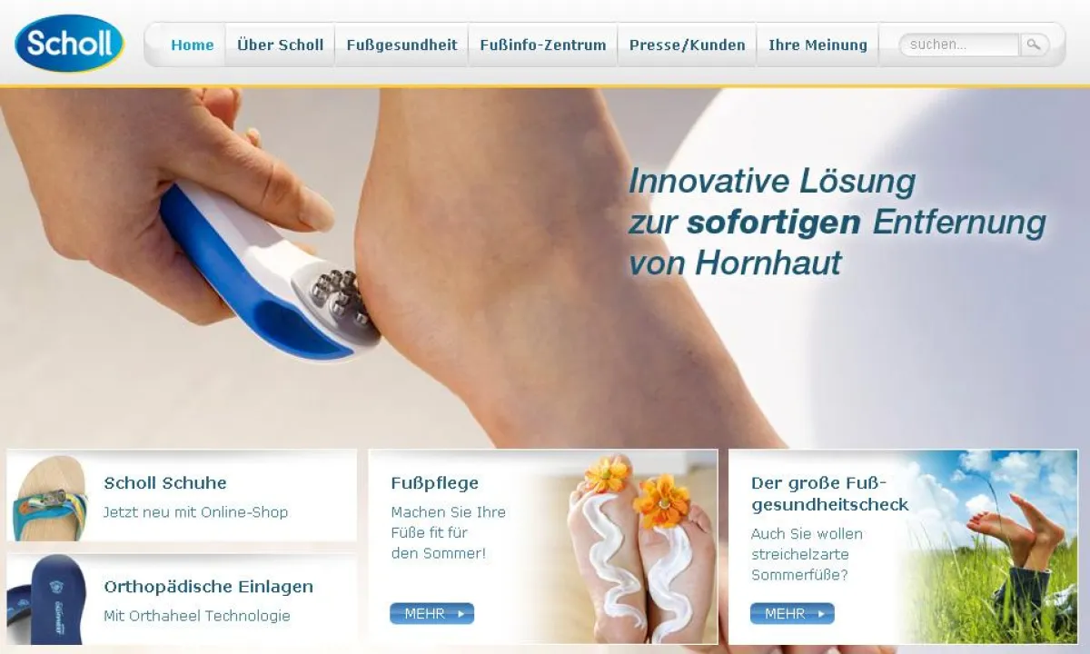 Neue Internetseite von Scholl