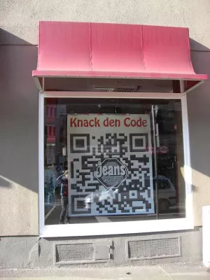 Bild: Der größte 2D-Barcode Deutschlands