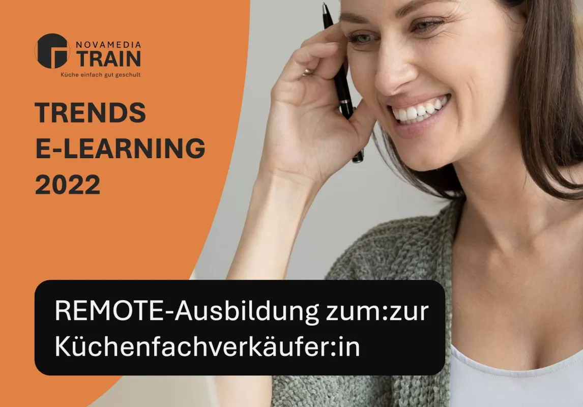 E-Learning: 7 Trends bei der REMOTE-Ausbildung zum Küchenfachverkäufer (© TrainMediaLab)