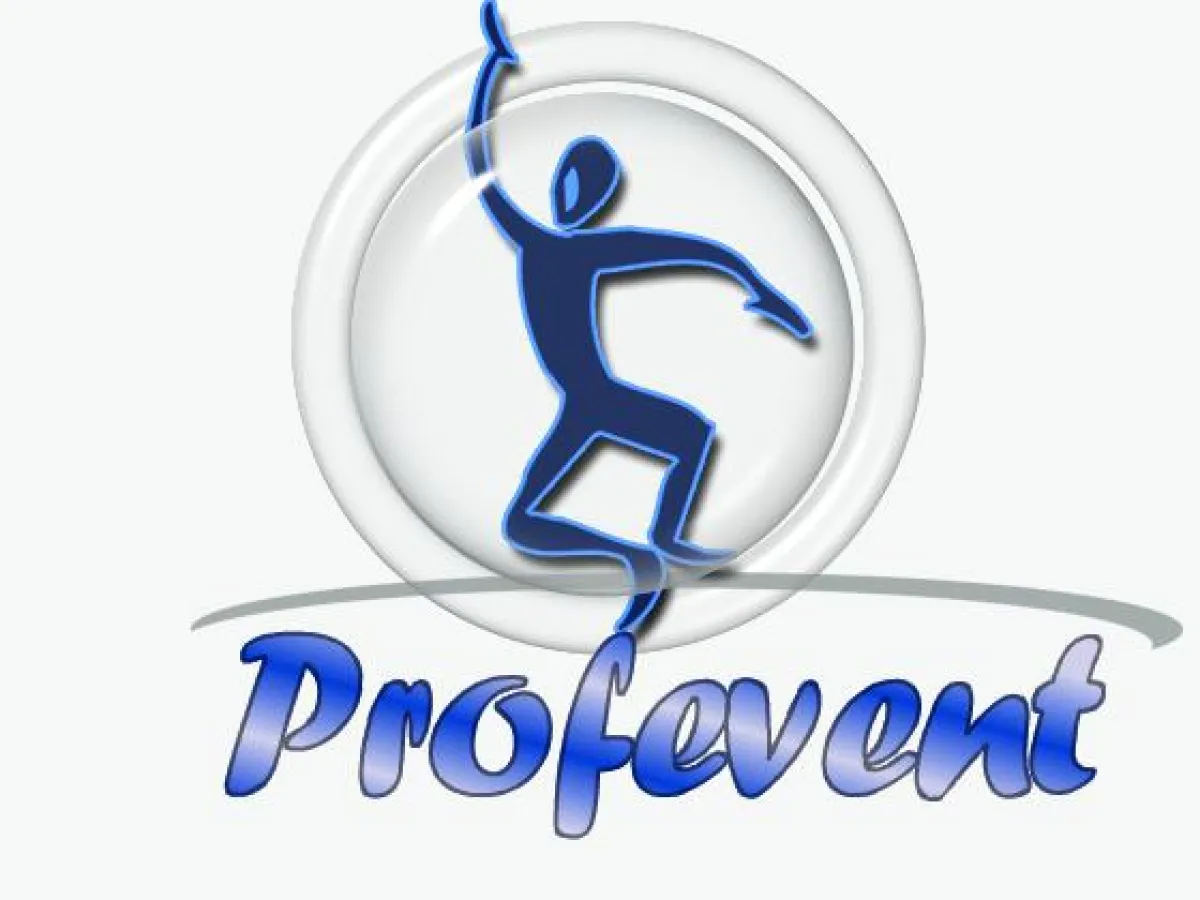 Eventagentur Augsburg Profevent, Veranstaltungsservice, Logo der Agentur, Firmenevent, Betriebsfeier