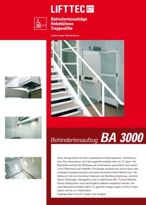 Bild: LiftTec – Leben ohne Hindernisse -  mit neuem Behindertenaufzug und  neuer Unternehmenspräsentation
