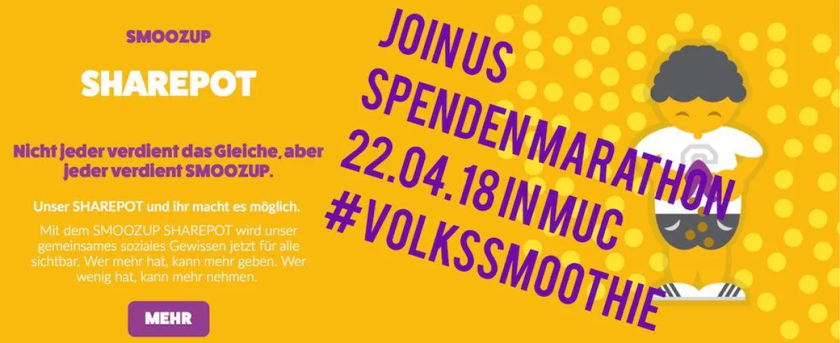 SMOOZUP® Spendenmarathon München