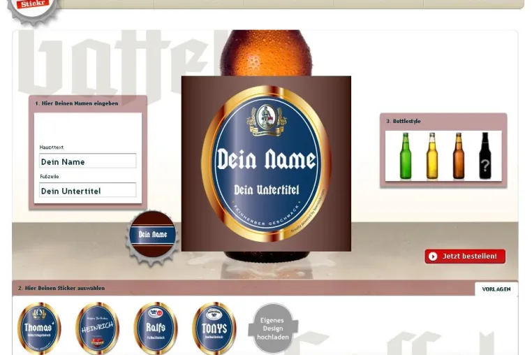 Bild: Eigene Bieretiketten als Partyüberraschung oder Geschenkidee - Beerstickr und Gaffel Kölsch machen’s möglich
