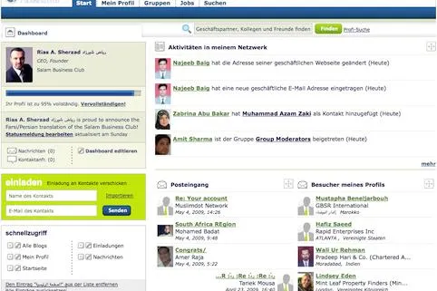 Bild: Internet-Businessplattform Salam Business Club startet in sieben Sprachen durch