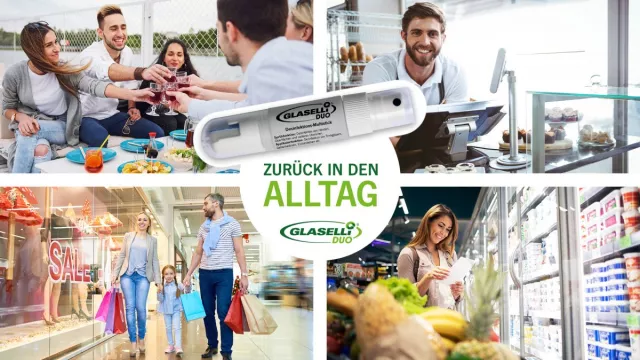 Bild: GLASELLI DUO zum Schutz vor Viren und Keimen