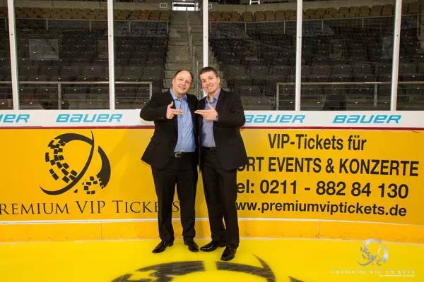 Bild: Premium-VIP-Tickets investiert in Sponsoring bei Auftritten der Eishockey Nationalmannschaft