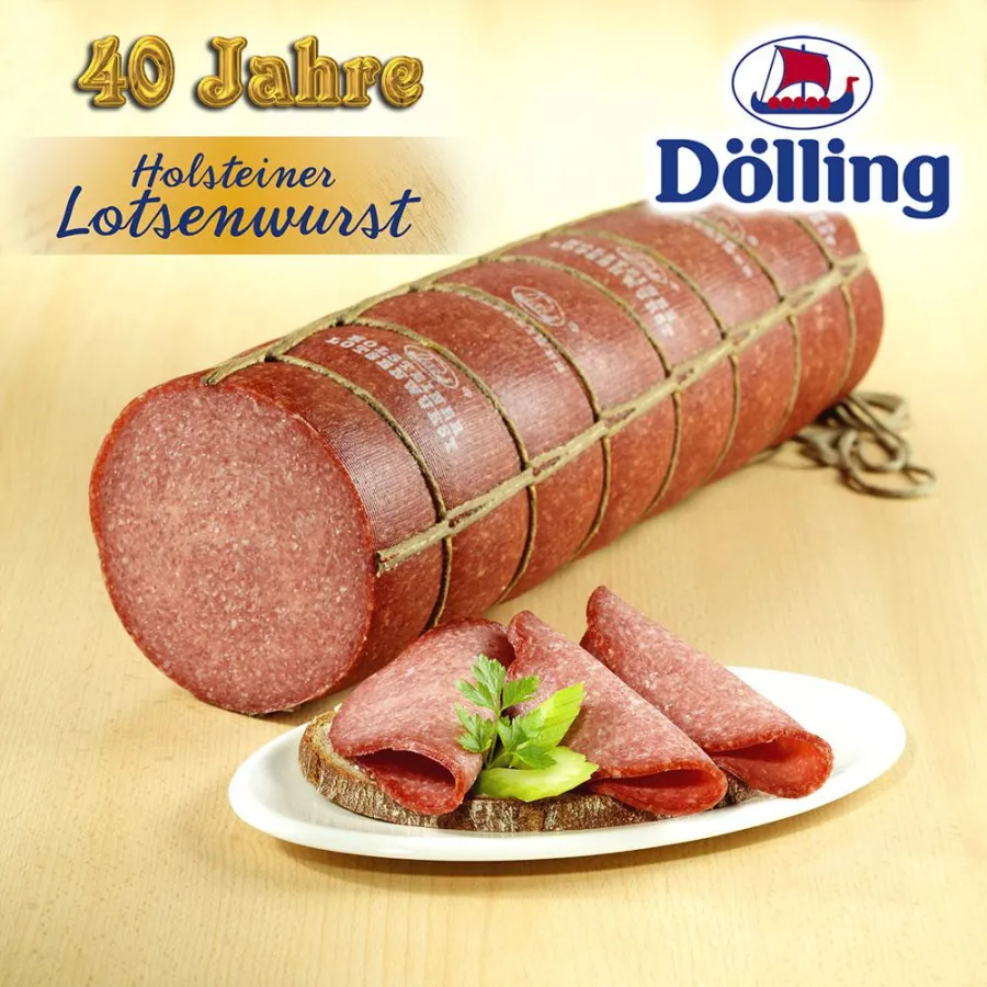 Döllings Holsteiner Riesen Lotsenwurst feiert 40 Jahre