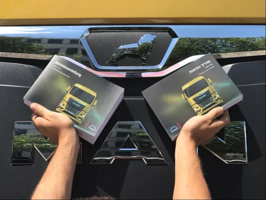 Bild: MAN Truck & Bus erstellt mit DOCUFY-Software Betriebsanleitungen in Right-to-Left-Schrift automatisiert