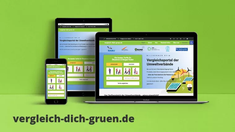 Bild: Vergleich dich grün – Neues Tarifportal der Umweltverbände online