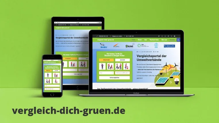Bild: Vergleich dich grün – Neues Tarifportal der Umweltverbände online