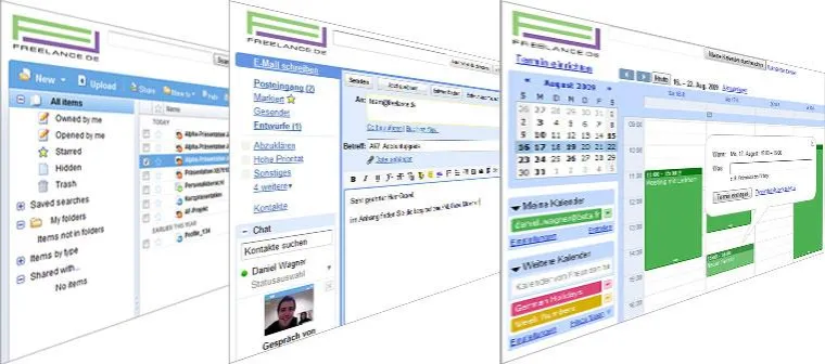 Bild: Das mobile Büro wird Realität - Freelance.de bindet Google Apps ein