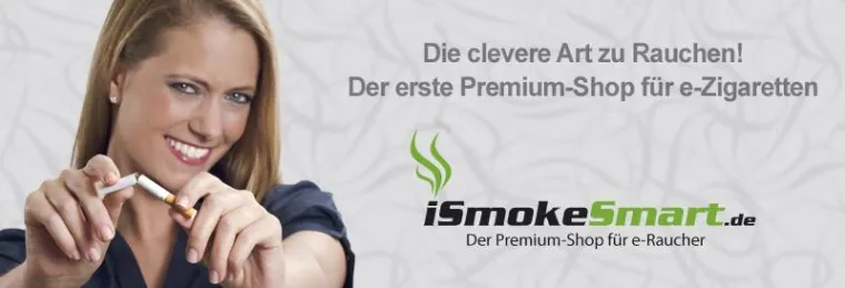 iSmokeSmart.de - Der Premium-Shop für e-Zigaretten Bild: iSmokeSmart.de - Der Premium-Shop für e-Zigaretten