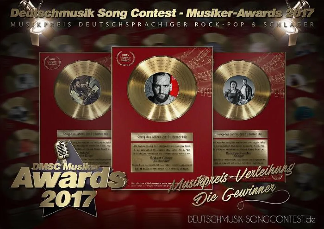 Deutschmusik Song Contest 2017 - Die Gewinner der Musik-Preiserleihung