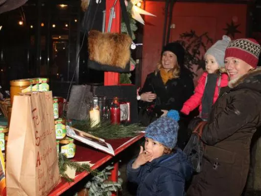 Bild: Viel Kunst beim Liebenauer Winterfeuer