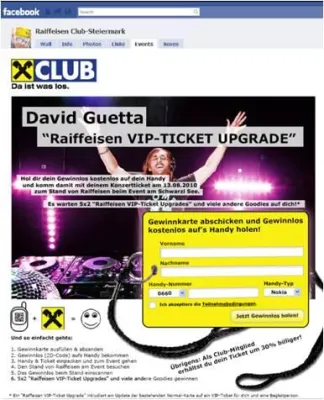 Mit dem Handy und Facebook als VIP zum Konzert von David Guetta Bild: Mit dem Handy und Facebook als VIP zum Konzert von David Guetta