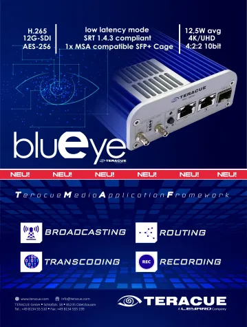 TERACUE stellte neue Streaming-Encoder vor Bild: TERACUE stellte neue Streaming-Encoder vor