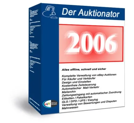 Auktionator 2006: eBay-Verkäufer sparen 90 Prozent ihrer Zeit ein Bild: Auktionator 2006: eBay-Verkäufer sparen 90 Prozent ihrer Zeit ein