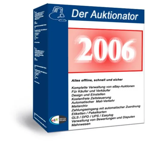 Auktionator 2006: eBay-Verkäufer sparen 90 Prozent ihrer Zeit ein Bild: Auktionator 2006: eBay-Verkäufer sparen 90 Prozent ihrer Zeit ein