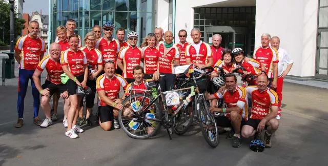 Bild: Radtour pro Organspende von Berlin nach Bad Oeynhausen vom 18. - 25.07.2015