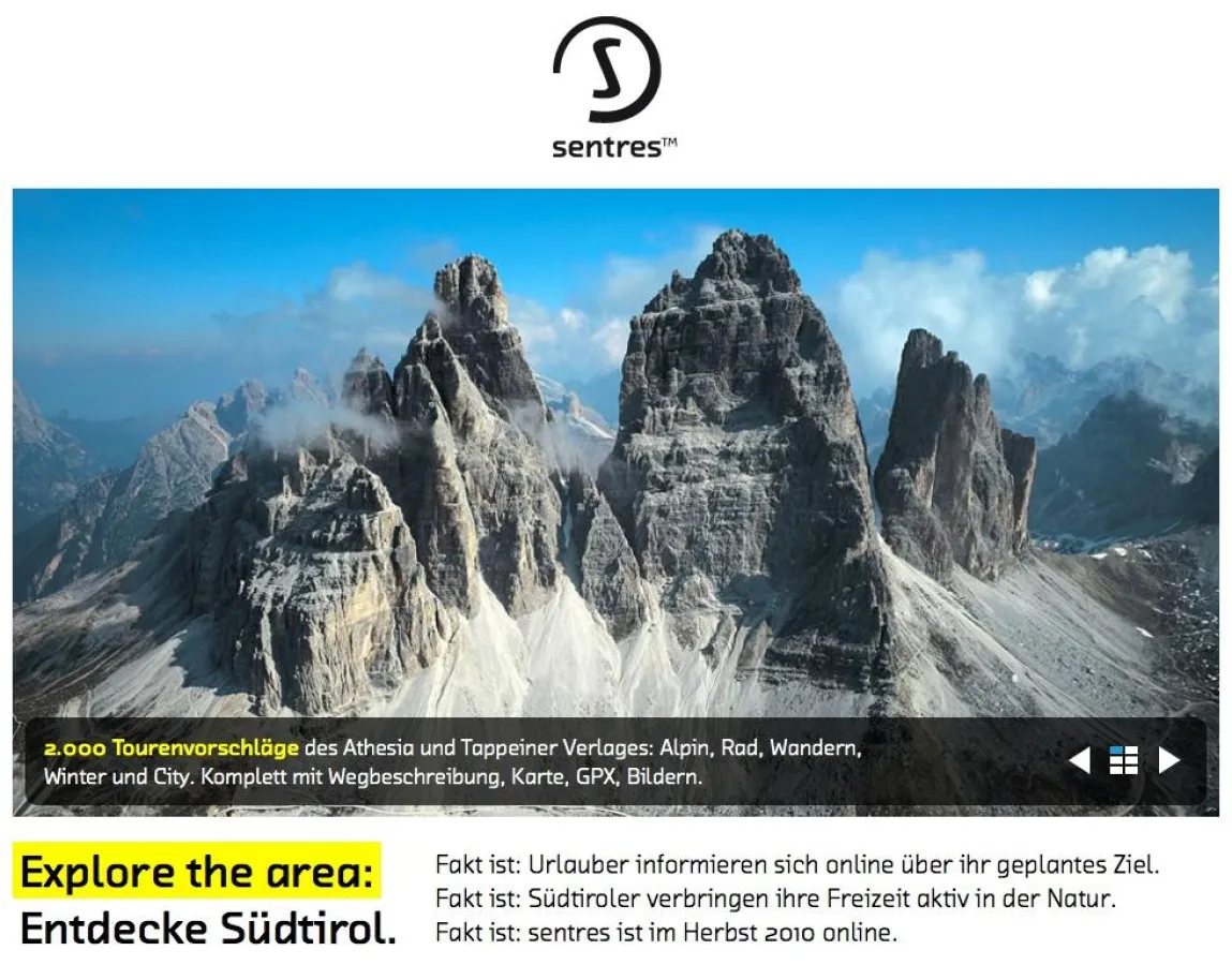 sentres.com - Entdecke Südtirol