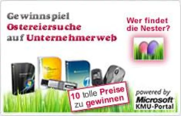 Bild: Ostereiersuche mit Gewinnen