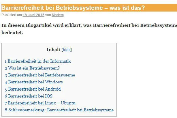 Bild: Eingabehilfe bei Betriebssystemen – ein Thema nicht nur für Menschen mit Behinderungen