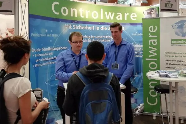 Rückblick: Controlware auf der Stuzubi 2018 in Frankfurt/Main Bild: Rückblick: Controlware auf der Stuzubi 2018 in Frankfurt/Main