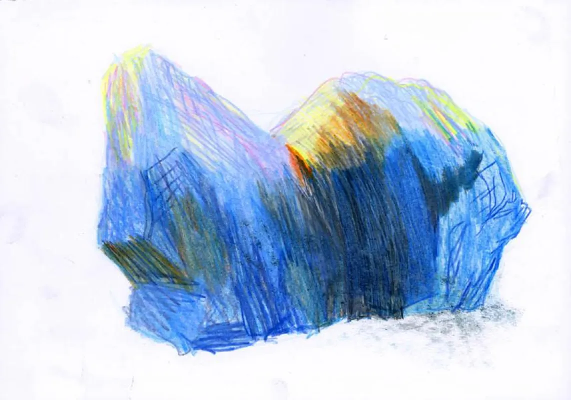Ralf Tekaat, aus der Serie Drawings on Spitzbergen, 2017
