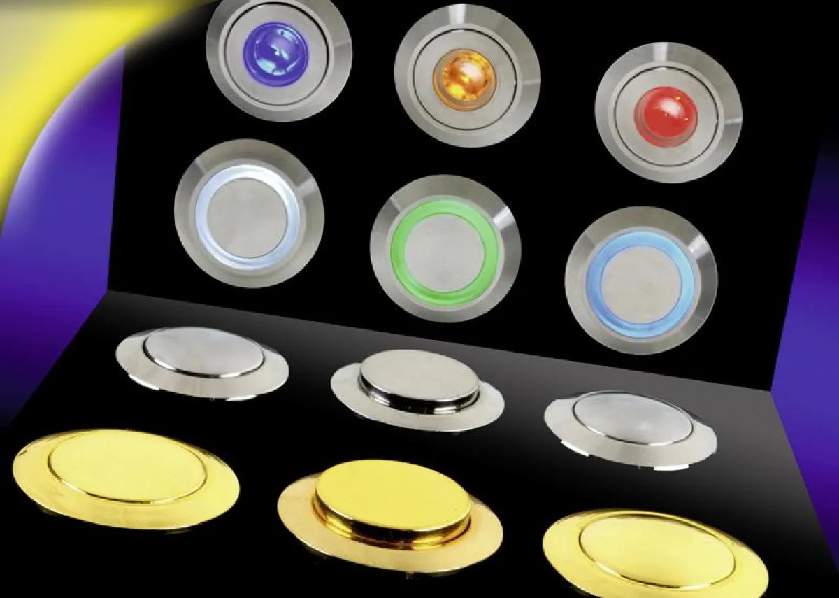 Vandalenbeständige Drucktaster in edlem Design - HOT ELECTRONIC