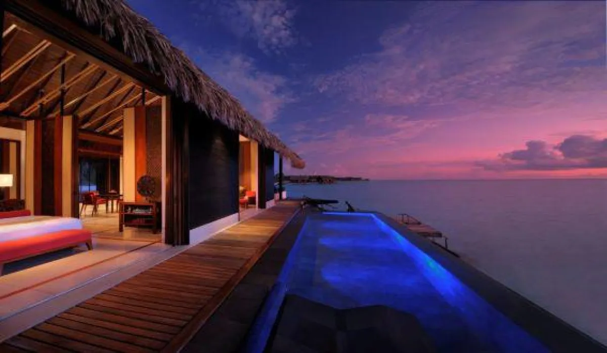 Sonnenuntergang auf den Malediven im One&Only Reethi Rah