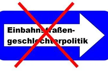 Bild: Seid fordernd, Männer