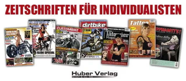 Bild: Männermagazine des Huber Verlags boomen