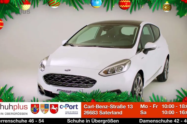 Bild: Schuhplus verlost zum Ende des Jahres einen Ford Fiesta am c-Port im Saterland