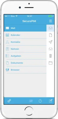 Bild: SecurePIM bietet DSGVO-Konformität für Smartphones und Tablets