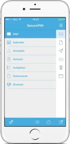 SecurePIM bietet DSGVO-Konformität für Smartphones und Tablets Bild: SecurePIM bietet DSGVO-Konformität für Smartphones und Tablets