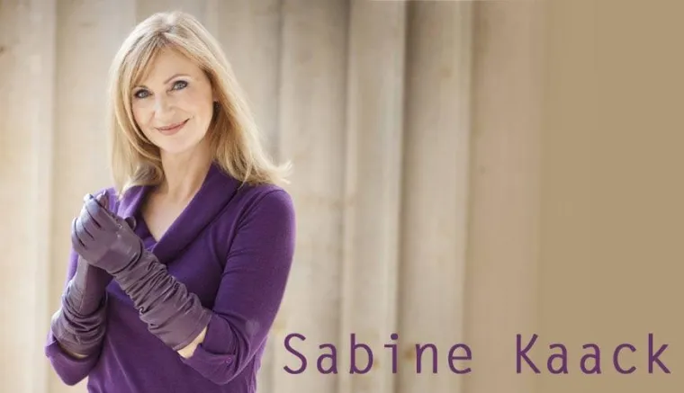 Bild: Sabine Kaack und Volker Schlag beim Showtalk