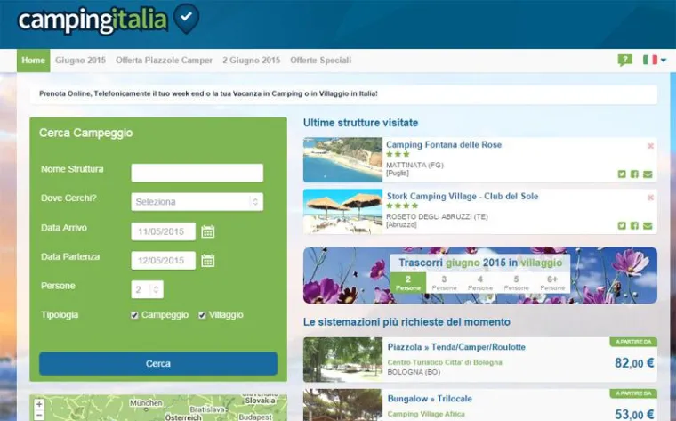 Bild: Wer bucht Campingurlaub online? Campingitalia.it erklärt es